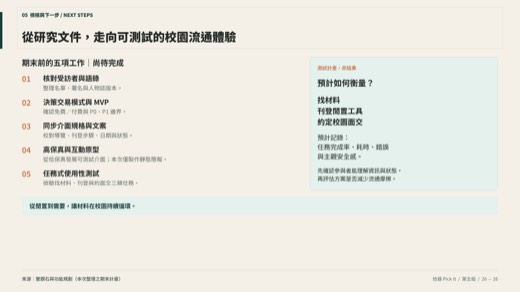 拾器第 26 頁：期末計畫與結語