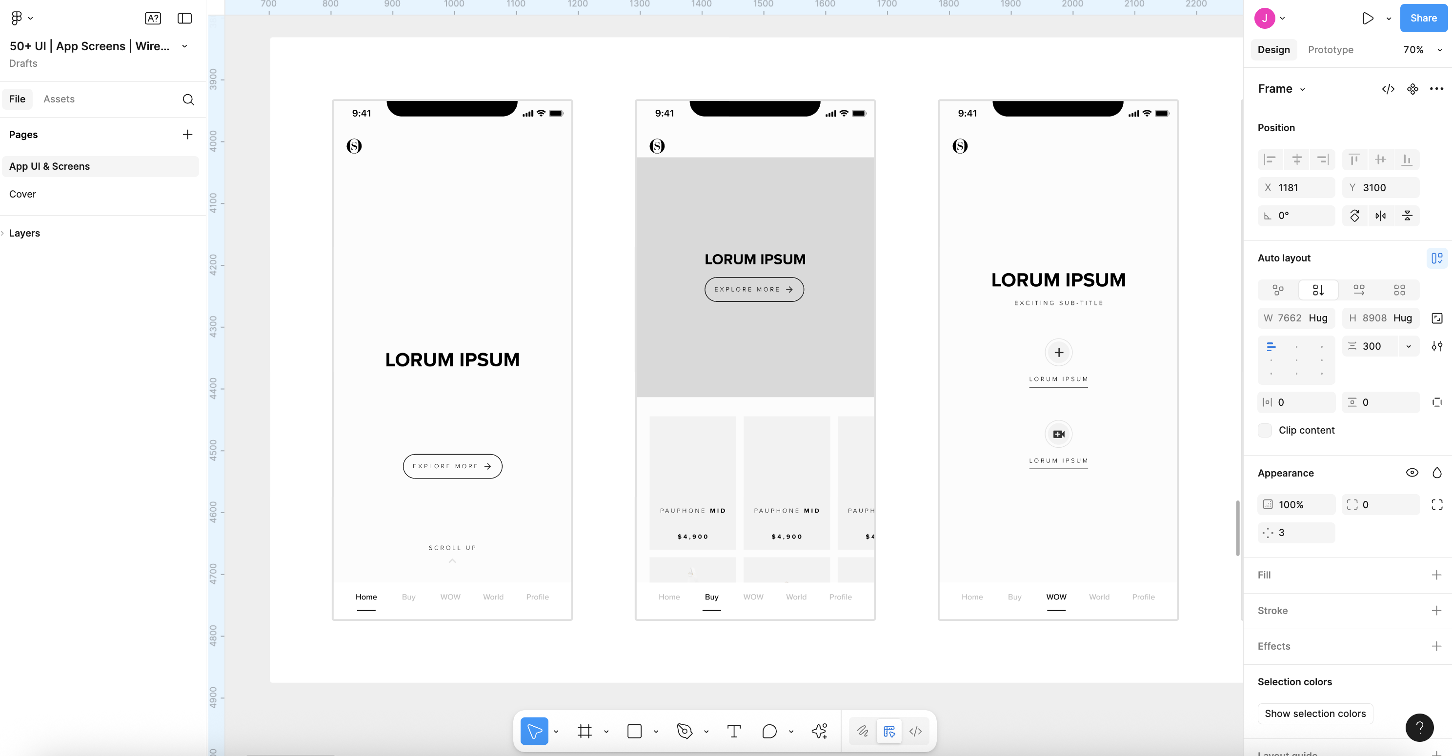 Skeuomorphic Design Example