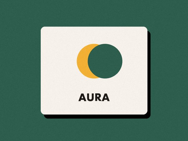 AURA 香氛品牌的 LOGO 設計