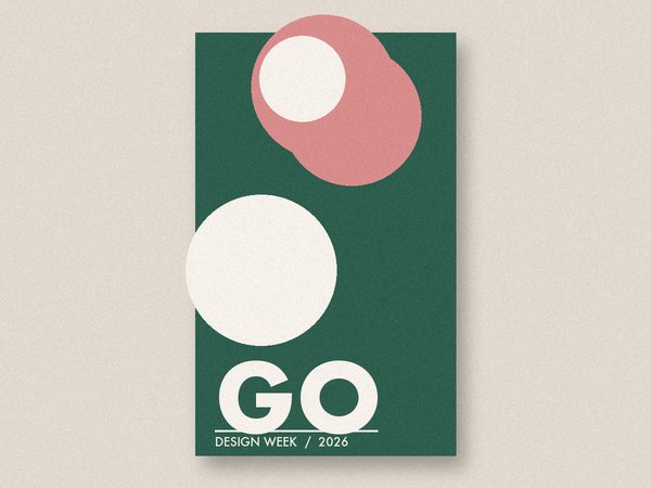 綠底的 GO 運動會海報